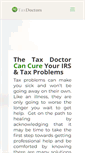 Mobile Screenshot of irstaxdoctors.com